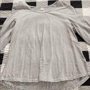 Black and white stripped long sleeve